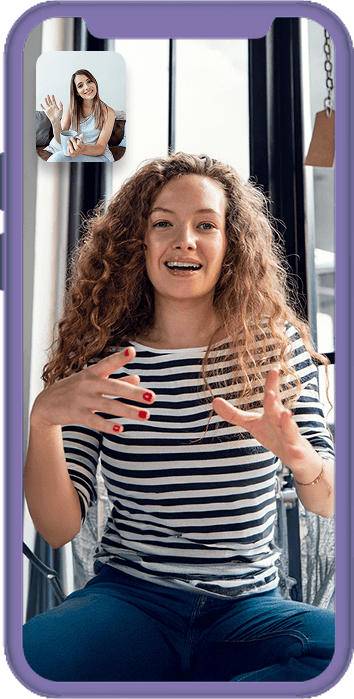 Sesión de terapia en videollamada